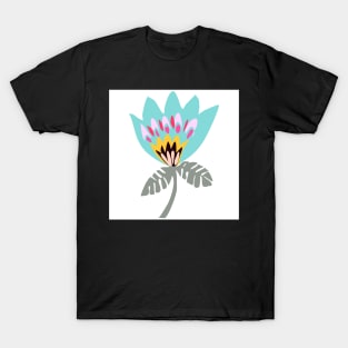 Abstract Tropical Flower T-Shirt